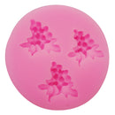 3D Grapes Pattern Silicone Fondant Mould Cake Ice Paste Mold Kitchen Baking Tool Pink