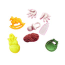 3D Baby Shower Silicone Fondant Mould Cake Ice Paste Mold Kitchen Baking Tool
