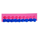 3D Rose Flowers Silicone Fondant Mould Cake Ice Paste Mold Kitchen Baking Tool Pink