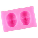 3D Twins Dolls Silicone Fondant Mould Cake Ice Paste Mold Baking Tool