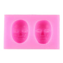 3D Twins Dolls Silicone Fondant Mould Cake Ice Paste Mold Baking Tool