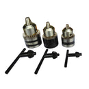 Durable Reliable Steel Drill Chuck With Key Adapter Woodworking Tool 1.5-13mm