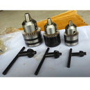 Durable Reliable Steel Drill Chuck With Key Adapter Woodworking Tool 1.5-13mm