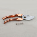 Easy Simple Use Hand Garden Pruning Picking Shears Cutter Gardening Plant Scissors Branch Pruner Snip Tool Champagne