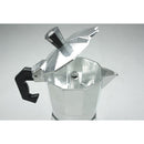 150ml Capacity Home Kitchen Use Aluminum Coffee Moka Maker Pot Top Expresso Latte Stove Percolator 3 Cups Silver