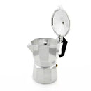 Home Kitchen Use Aluminum Coffee Moka Maker Pot Top Expresso Latte Stove Percolator 6 Cups 300ML Capacity