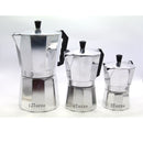 Home Kitchen Use Aluminum Coffee Moka Maker Pot Top Expresso Latte Stove Percolator 6 Cups 300ML Capacity