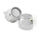 Home Kitchen Use Aluminum Coffee Moka Maker Pot Top Expresso Latte Stove Percolator 6 Cups 300ML Capacity