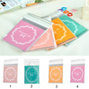 Pack of 100PCS Self Adhesive Cellophane Jewelry Holder Cookie Birthday Cookies Candy Holder Xmas Gift Bag Party Supplies 7x7cm Pink