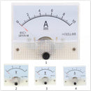 85C1 DC10A Analog Panel AMP Current Testing Meter Ammeter Gauge White