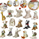 Home Garden Decorative Miniature Durable Cute Bear Garden Figurine Fairy Dollhouse Bonsai Landscape Deco