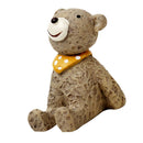 Home Garden Decorative Yellow Scarf Bear Miniature Garden Figurine Fairy Dollhouse Bonsai Landscape Decor