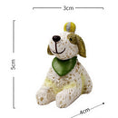 Home Garden Decorative Miniature Ball Dog Garden Figurine Fairy Dollhouse Bonsai Landscape Decor DIY