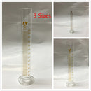 500ml Professional Graduated Glass Measuring Cylinder Chemistry Lab Spout