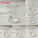6cmx 8cm 150ml Beaker Borosilicate Glass Low Form Graduated Lab Glassware