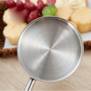 Home Cafe Restaurant Use Easy Clean Water Pitcher Stainless Steel Ice Guard Jar Container Drink Pot 2L Silver