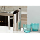 Home Cafe Restaurant Use Easy Clean Water Pitcher Stainless Steel Ice Guard Jar Container Drink Pot 1L Silver