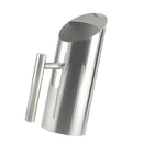 Home Cafe Restaurant Use Easy Clean Water Pitcher Stainless Steel Ice Guard Jar Container Drink Pot 1L Silver