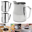 Home Kitchen Cafe Bar Party Use Stainless Steel Espresso Coffee Pitcher Craft Latte Milk Mixing Pouring Coffee Jug 350ml Capacity