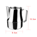 Home Kitchen Cafe Bar Party Use Stainless Steel Espresso Coffee Pitcher Craft Latte Milk Mixing Pouring Coffee Jug 500ml Capacity