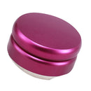 Home Kitchen Tool Rust Resistant Adjustable Grip Coffee Tamper Stainless Steel Base Purple 3-Angled Slopes
