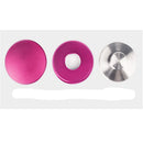 Home Kitchen Tool Rust Resistant Adjustable Grip Coffee Tamper Stainless Steel Base Purple 3-Angled Slopes