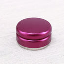 Home Kitchen Tool Rust Resistant Adjustable Grip Coffee Tamper Stainless Steel Base Purple 3-Angled Slopes