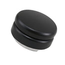 58mm Rust Resistant Easy Adjustable Grip Coffee Tamper Stainless Steel Flat Base Black 3-Angled Slopes