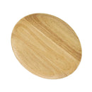 Fashionable Smooth Surface Wooden Oak Plate Food Fruit Snacks Serving Tray Food Dish Snacks Platter Kitchenware Size L