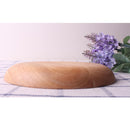 Fashionable Smooth Surface Wooden Oak Plate Food Fruit Snacks Serving Tray Food Dish Snacks Platter Kitchenware Size L