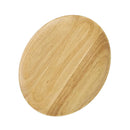 Fashionable Smooth Surface Wooden Oak Plate Food Fruit Snacks Serving Tray Food Dish Snacks Platter Kitchenware Size L