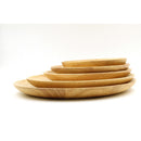 Fashionable Smooth Surface Wooden Oak Plate Food Fruit Snacks Serving Tray Food Dish Snacks Platter Kitchenware Size L