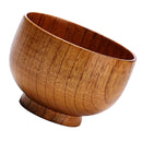 Kitchen Antique Style Wooden bowl hand made Rice Soup Salad Kids Bowl S