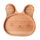 Fashionable Natural Wood Serving Plate Tray for Home Cafe Bar Restaurant Use Salt Sugar Sauce Cake Dish Pastry Serving Rabbit Shaped Tray