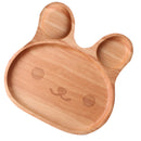 Fashionable Natural Wood Serving Plate Tray for Home Cafe Bar Restaurant Use Salt Sugar Sauce Cake Dish Pastry Serving Rabbit Shaped Tray