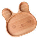 Fashionable Natural Wood Serving Plate Tray for Home Cafe Bar Restaurant Use Salt Sugar Sauce Cake Dish Pastry Serving Rabbit Shaped Tray