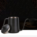 Stovetop Gooseneck Tea Coffee Kettle Stainless Steel Hot Water 600ml Black