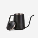 Stovetop Gooseneck Tea Coffee Kettle Stainless Steel Hot Water 600ml Black