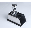 Stainless Steel Espresso Coffee Tamper Holder Stand Tool Accessory Black