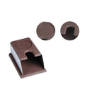 Stainless Steel Espresso Coffee Tamper Holder Stand Tool Accessory Brown