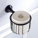 Bath Accessories Oil Rubbed Bronze Finish Toilet Paper Roll Holder Basket Tissue Basket Black