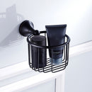 Bath Accessories Oil Rubbed Bronze Finish Toilet Paper Roll Holder Basket Tissue Basket Black