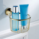 Wall Mounted Toilet Paper Holder Tissue Wire Basket Oil Rubbed Gold-plated