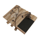 Creative Handmade Wooden Board Flower Vase For Home Living Room Bedroom Kitchen Garden Decor