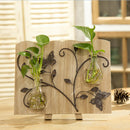 Creative Handmade Wooden Board Flower Vase For Home Living Room Bedroom Kitchen Garden Decor