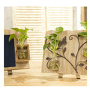 Creative Handmade Wooden Board Flower Vase For Home Living Room Bedroom Kitchen Garden Decor