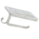 Home Bathroom Balcony Tool Toilet Paper Dispenser Roll Toilet Paper Tissue Holder With Shelf White