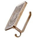 Home Bathroom Balcony Tool Toilet Paper Dispenser Roll Toilet Paper Tissue Holder With Shelf Antique Bronze