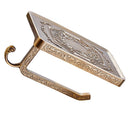 Home Bathroom Balcony Tool Toilet Paper Dispenser Roll Toilet Paper Tissue Holder With Shelf Antique Bronze