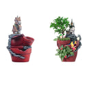Castle House Sedum Planter Box Trough Pot Succulent Herb Flower Bed Case